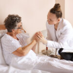 photo of a woman choosing hospice care
