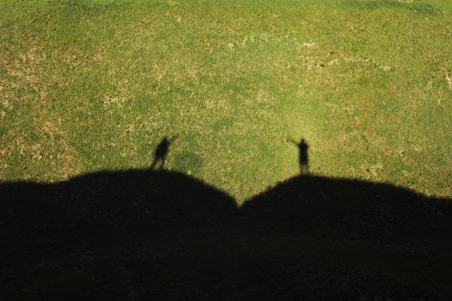 a photo of shadows of a couple depicting legal rights for unmarried partners and divorced partners.