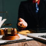 A photo depicting the legal aspects of funeral planning.