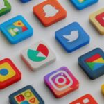 social media icons and handling social media accounts after death