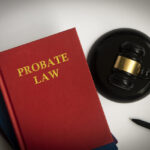 a probate book and gavel depicting probate law