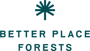 Better Place Forests logo eco friendly sustainable burial services in protected memorial forests 2 300x169