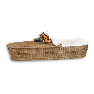 Wicker Basket Casket