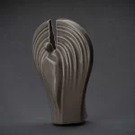 Guardian Handmade Cremation Urn for ashes, symbolizing protection and peace, with a smooth ceramic finish. Handcrafted for a unique and dignified tribute.