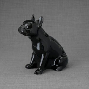 Image of pulvis art urns for French bulldog pet cremation urn.