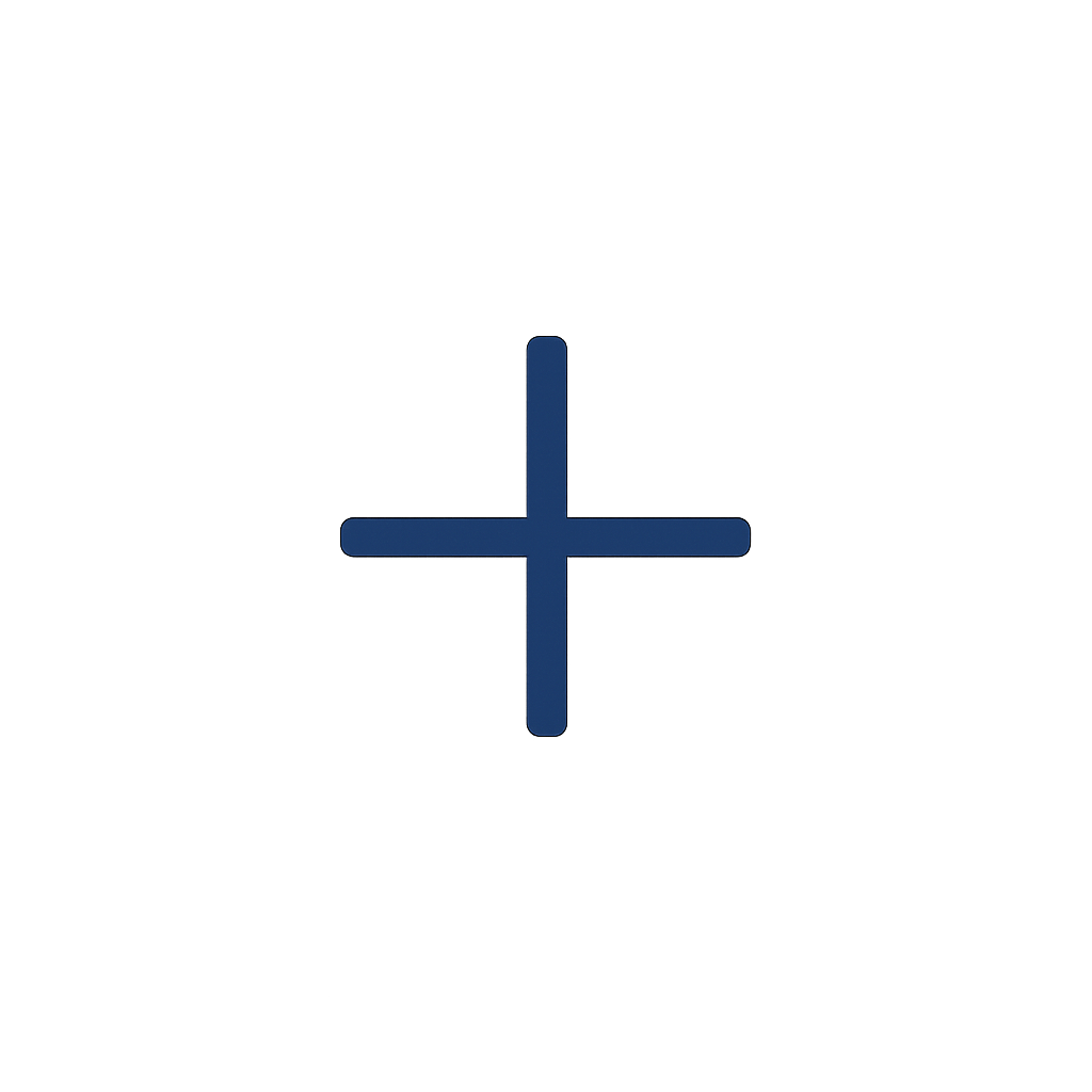 Plus sign icon symbolizing added value and bonus inclusion