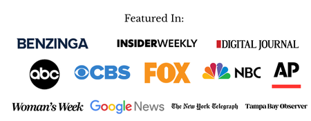 Should Tomorrow Never Come legacy journal shown featured in ABC, CBS, FOX, NBC, Google News and other logos shown in photo.