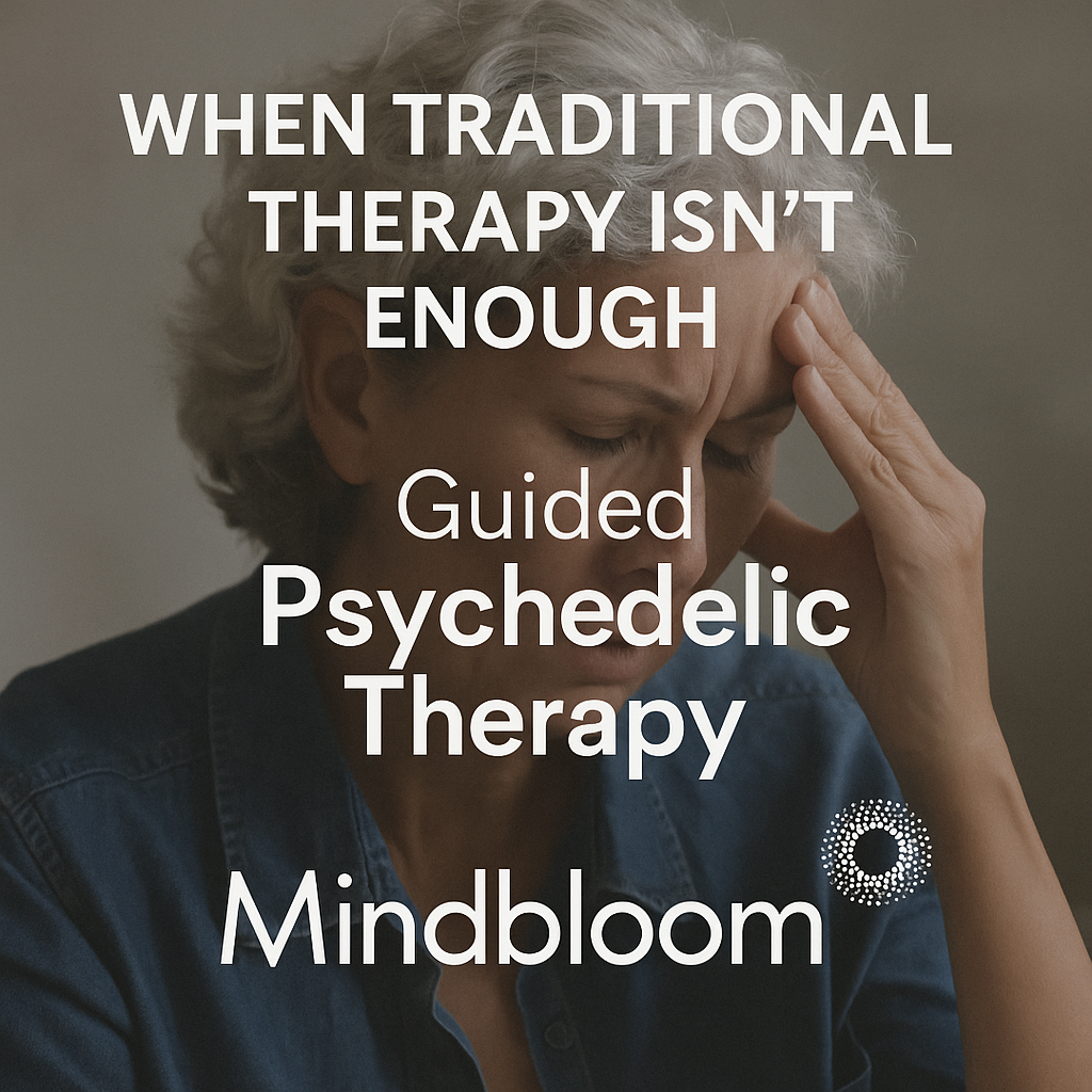 Mindbloom grief support with guided psychedelic therapy for when traditional therapy isn’t enough