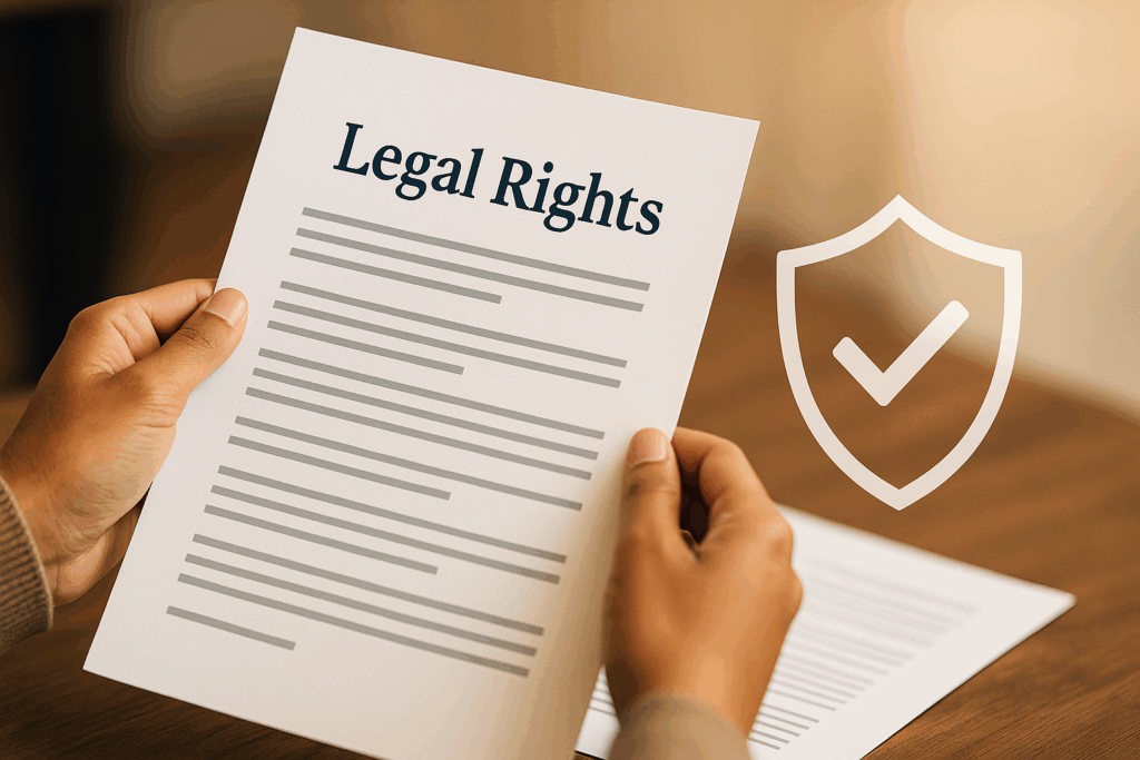 Consumer reviewing funeral planning documents representing legal protections under federal regulations