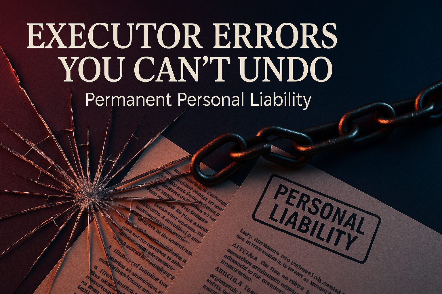 The Executor Errors You Can’t Undo: Costly Mistakes That Become Your Financial Problem
