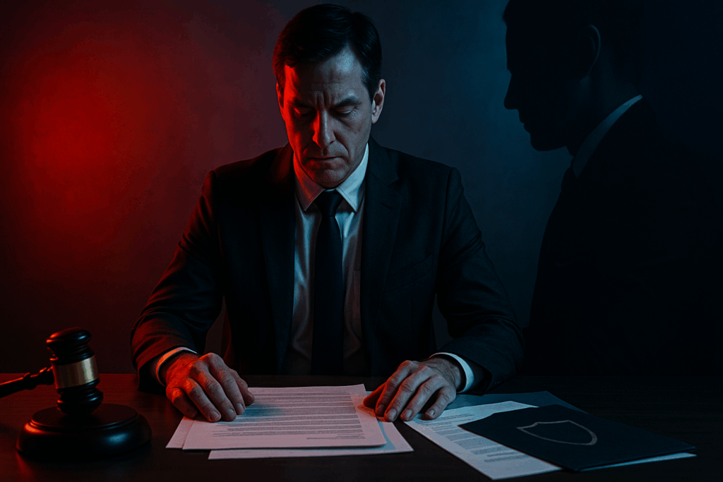 Conceptual image representing executor self-dealing and conflict of interest when personal benefits conflict with fiduciary duties to beneficiaries