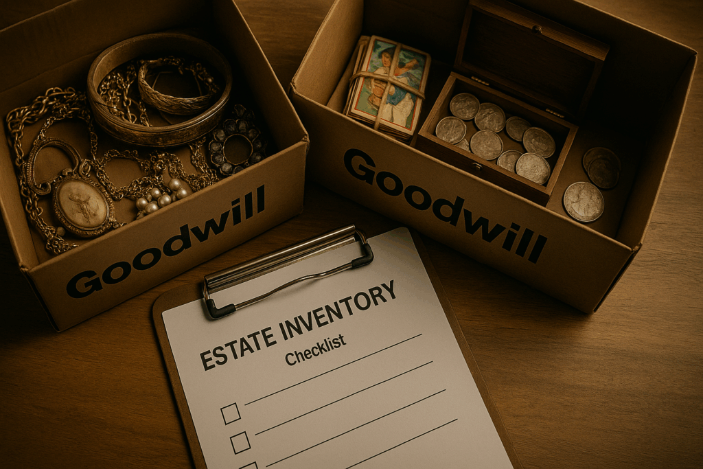 Infographic showing prohibited executor self-dealing transactions including buying estate property, borrowing funds, or any personal benefit from fiduciary position