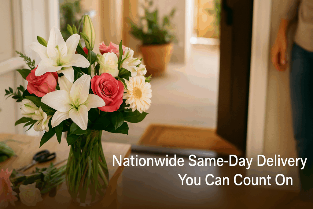 Flowers Fast delivers sympathy flowers nationwide through trusted local florist network