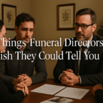 9 Things Funeral Directors Wish They Could Tell You (But Usually Don't) Compassionate funeral director discussing planning options with family in professional office setting