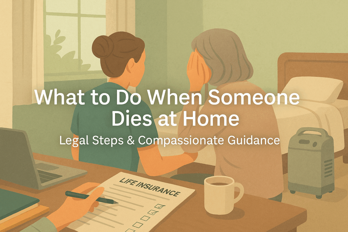 What to Do When Someone Dies at Home: Legal Guide 2025 - Memorial Merits