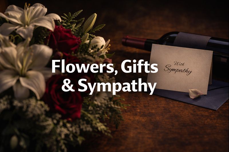 Funeral flowers, memorial wines and sympathy gifts for same-day delivery