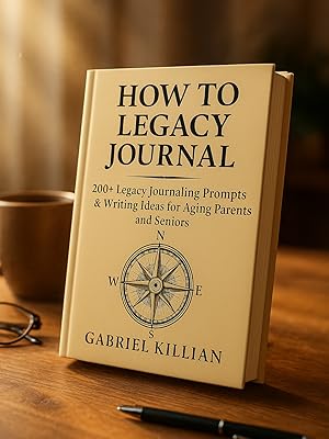 How to Legacy Journal book with 200+ legacy journaling prompts and writing ideas for aging parents and seniors