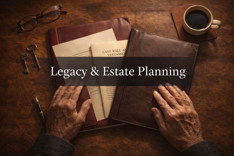 Legacy and estate planning resources for wills, trusts, life insurance, and end-of-life preparation