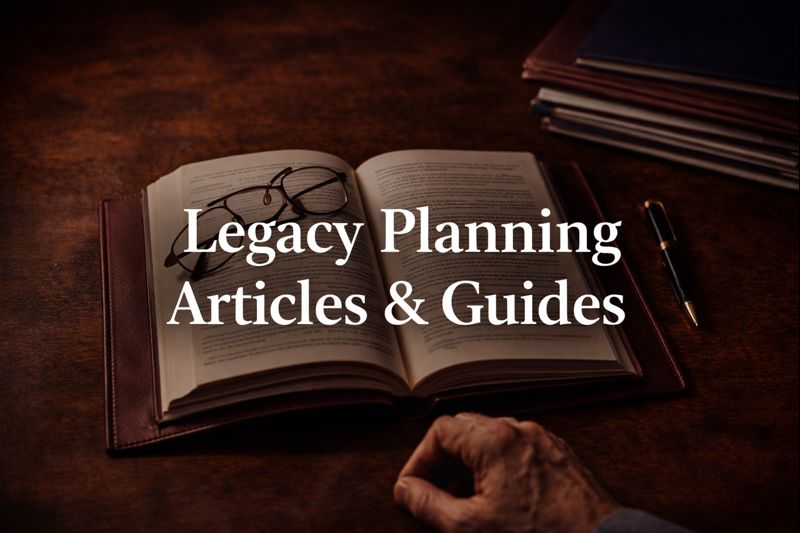 Legacy planning articles and educational guides library