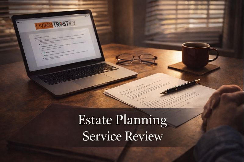 Living Trustify review showing affordable online estate planning service for creating living trusts, wills, and power of attorney documents